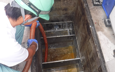 Grease trap cleaning